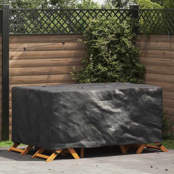 vidaXL Outdoor Furniture Cover Black 67.7" x 44.5" x 28.7" 600D