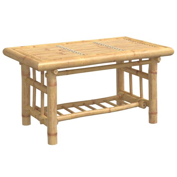 vidaXL Coffee Table Natural Bamboo Bamboo Medium Coffee Table