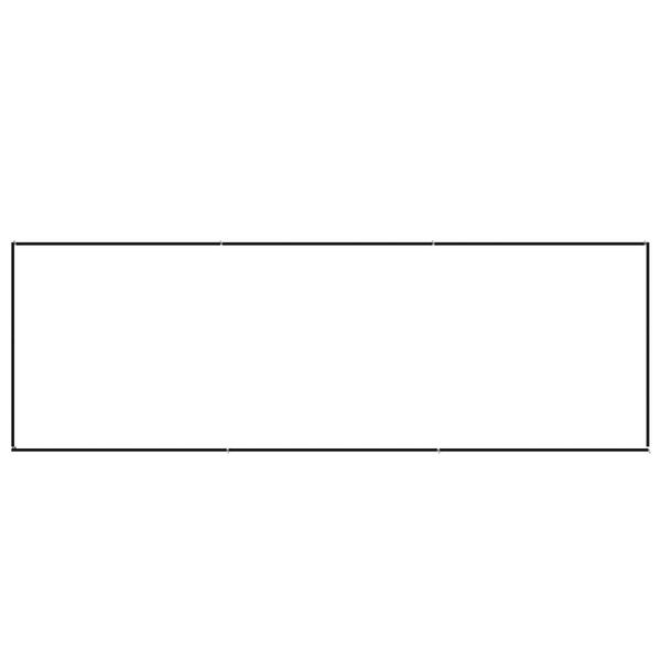 vidaXL Dog Kennel Black Steel 118.1 in x 39.4 in x 27.6 in Durable