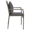 vidaXL Garden Chair Grey