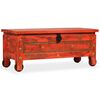 vidaXL Storage Chest Red Solid mango wood Large Storage Chest