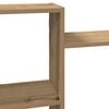 vidaXL Wall Shelf Artisian Oak 62.6x7.1x25.6" Engineered Wood
