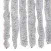 vidaXL Fly Curtain Grey 39.4x78.7" Chenille