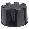 Nature Rain Barrel Black Plastic Standard Water Butt Stand Round