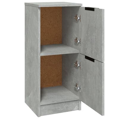 vidaXL Sideboard Concrete Gray 11.8"x11.8"x27.6" Engineered Wood