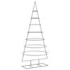vidaXL Metal Christmas Tree for Decoration Black 82.7"