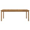 vidaXL Garden Dining Set Natural Brown Solid Acacia Wood Large Stackable