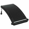 vidaXL Solar Pool Heating Panel Black HDPE, PC, Aluminum 43 x 26 x 2.8 in
