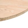 vidaXL Table Top Ø35.4"x1" Solid Wood Pine