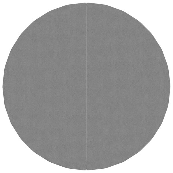vidaXL Pool Ground Cloth Light Gray &Oslash;96.1" Polyester Geotextile