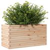 vidaXL Patio Planter 35.4x15.7x17.9" Solid Wood Pine