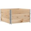 vidaXL Pallet Collars 3 pcs 39.4x39.4" Solid Wood Pine