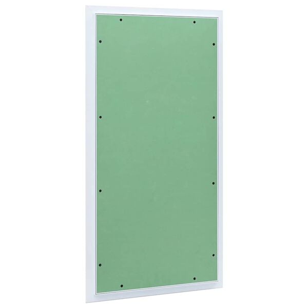 vidaXL Access Panel Green and Silver 17.72 x 33.46 in
