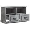 vidaXL TV Cabinet Concrete Grey Engineered wood Medium TV Cabinet