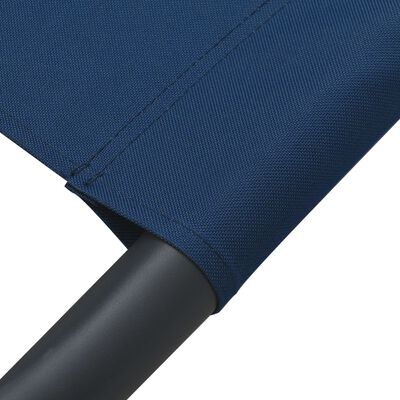 vidaXL Patio Lounge Bed Fabric Blue