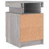 vidaXL Bedside Cabinet Grey Sonoma Engineered wood 13.8x15.4x21.7 in