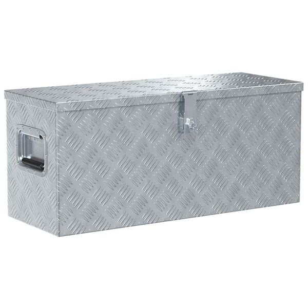 vidaXL Aluminum Box 31.5"x11.8"x13.8" Silver