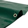 vidaXL Tarpaulin Green 16.4x16.4' 7.11 oz/ft&sup2;