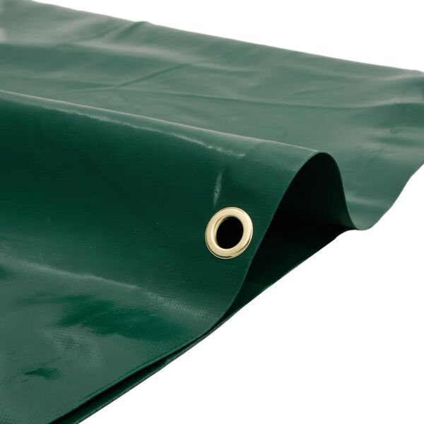 vidaXL Tarpaulin Green 16.4x16.4' 7.11 oz/ft&sup2;