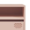 vidaXL TV Cabinet Pink Cold-rolled Steel Large TV Cabinet Rectangular