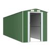 vidaXL Garden Shed Green Galvanized Steel Large Garden Storage
