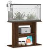 vidaXL Aquarium Stand Brown Oak Engineered Wood 31.5 x 13.8 x 23.6 in