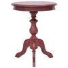 vidaXL Side Table Brown Solid Mahogany Wood Medium Durable Side Table