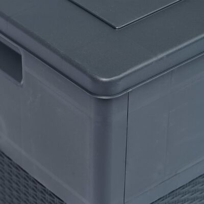 vidaXL Patio Storage Box 84.5 gal Anthracite