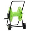 vidaXL Green Hose Reel Cart for 196.9 ' 1/2" Hose Steel