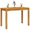 vidaXL Dining Table Natural Brown Solid Acacia Wood Medium