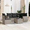 vidaXL Garden Sofa Set Light grey, Anthracite
