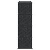 vidaXL Storage Cube Organizer Black and White Polypropylene Medium