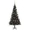 vidaXL Artificial Christmas Tree Black, Shiny Gold, Matt Gold, Bronze
