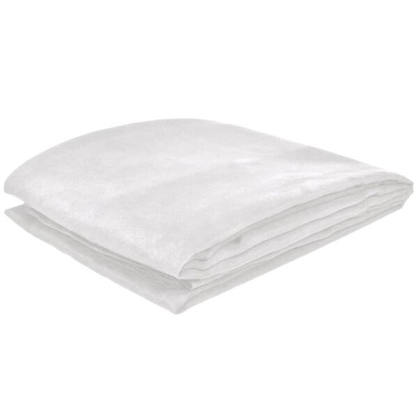 vidaXL Slipcover Cream Micro-suede, Polyester 55.1 x 82.7 in