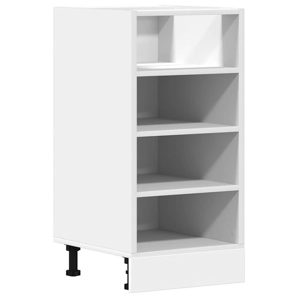 vidaXL Bottom Cabinet White Engineered Wood 15.7x17.5x32.1 in