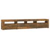 vidaXL TV Cabinet Smoked Oak Engineered wood Large TV Cabinet