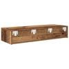 vidaXL Wall Shelf Old Wood Engineered Wood Medium Wall Shelf