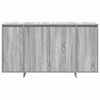 vidaXL Sideboard Grey Sonoma 53.15 x 16.14 x 29.53 in Engineered Wood