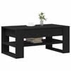 vidaXL Coffee Table Black Oak 40.16 x 21.65 x 17.72 in Engineered Wood