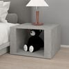 vidaXL Bedside Table Concrete Grey Engineered Wood