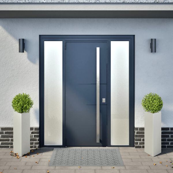 vidaXL Garden Planter Set of 2 Stainless steel Medium Durable