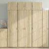 vidaXL Storage Cabinet Sonoma oak Engineered wood Tall Storage Cabinet