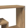 vidaXL Wall Shelf Artisan Oak Engineered Wood 33.5 x 6.3 x 20.7 in