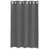 vidaXL Voile Curtains with Grommets 2 pcs Dark Grey 55.1x68.9"