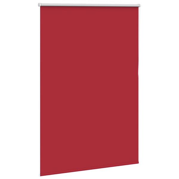 vidaXL Roller Blind Red 100% polyester 43.3 x 68.9 in Height-Adjustable