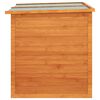 vidaXL Storage Box Brown Fir wood, plywood, waterproof roof