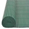 vidaXL Double-Sided Patio Fence 43.3x196.9" Green