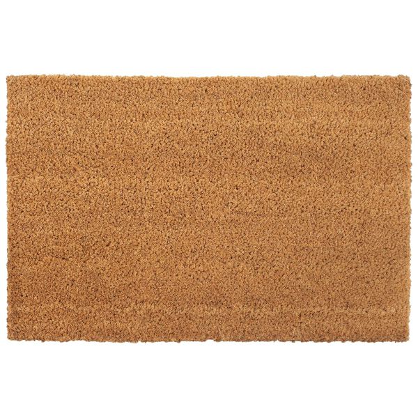 vidaXL Door Mat Set of 2 Natural Coir, PVC 15.7 x 23.6 in Durable