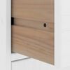 vidaXL Side Cabinet White Solid pine wood, engineered wood Medium