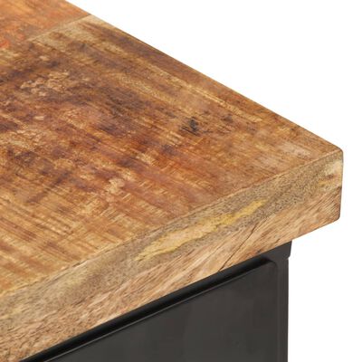 vidaXL Sideboard 23.6"x11.8"x29.9" Rough Mango Wood